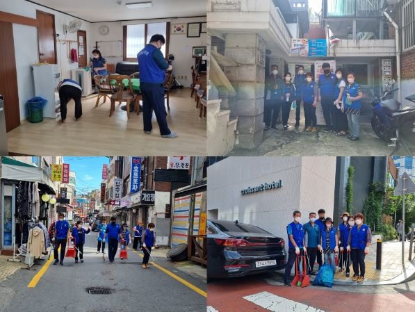 구리시 수택1동 바르게살기위원회, 경로당 방역소독 및 환경정화 활동 실시