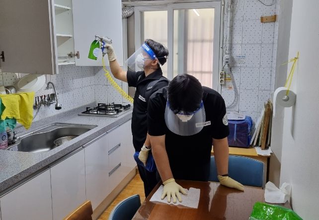 광주시 광남1동, (주)홈케어마스터 다중이용시설 대상 방역 소독 서비스 지원