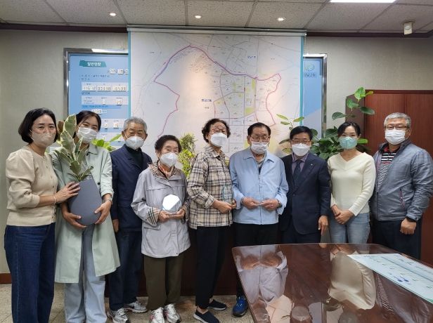 광주시 광남2동 지역사회보장협의체, ‘내 마음에 그린(green) 식물 전시회 시상식’ 개최