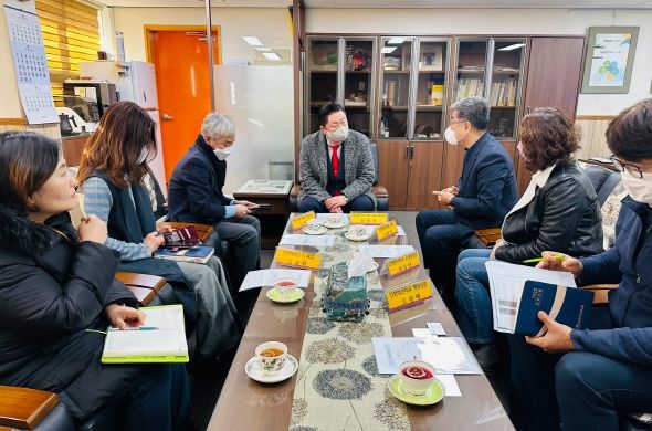 청선학교 방문