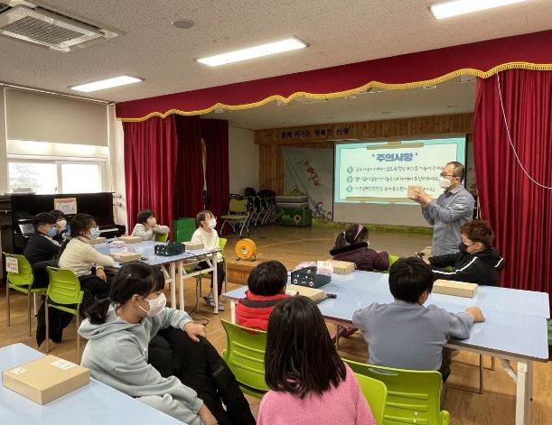 안성 서운산 목재문화체험장 ‘찾아가는 목공체험 교실’ 운영