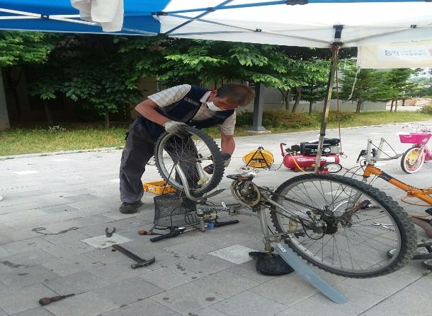 안성시, 2023 상반기 찾아가는 자전거 수리센터 운영