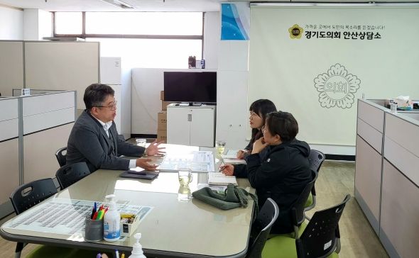 경기도의회 서정현 도의원, 안산시 중앙동 광덕공원 재정비 사업 점검