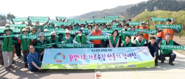 광주시지속가능발전협의회, 왕벚나무 가로수길 조성