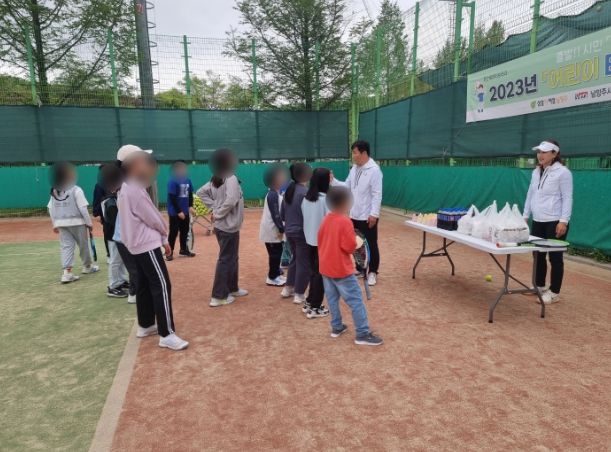 별내동테니스클럽-㈜보광타이어 어린이 테니스 아카데미에 기념품 및 간식 후원