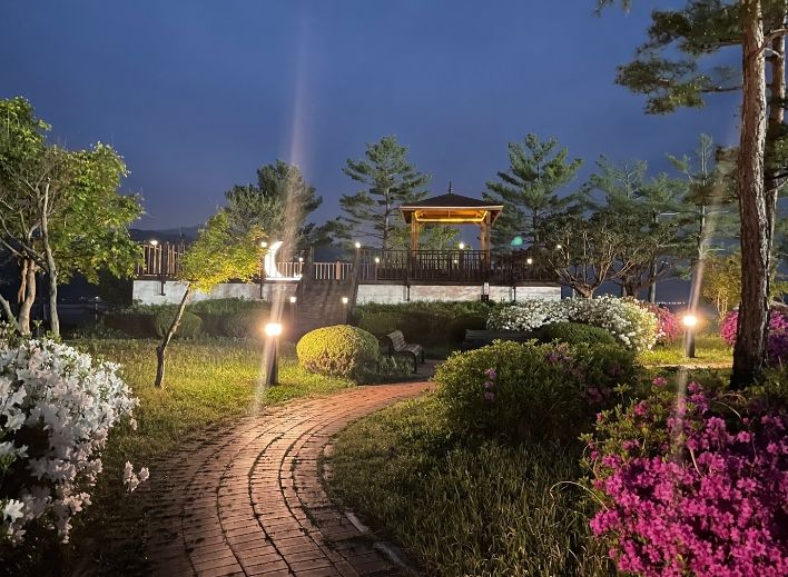 광주시, 경관조명 설치 등 남종면 분원공설운동장주변 새단장