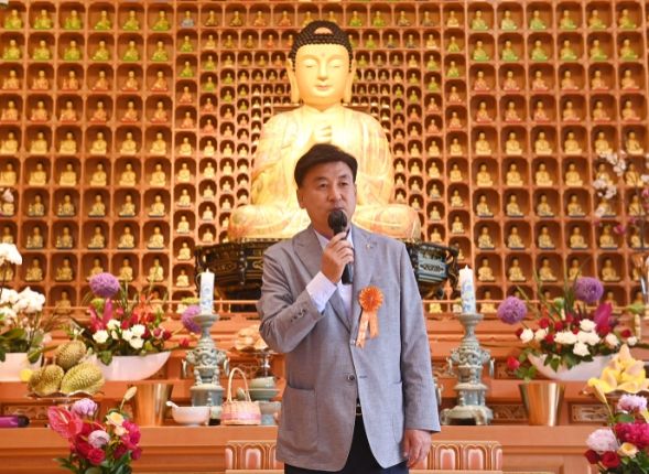 방세환 광주시장 '부처님 오신 날' 맞아 관내 사찰 방문