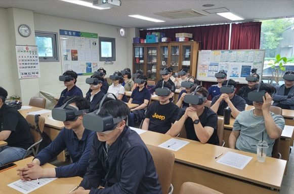 산업안전 VR(가상현실) 체험교육 ⓒ타임즈
