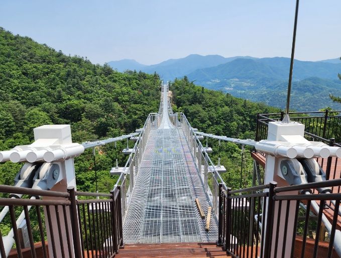 가평군 운악산 출렁다리 개통 임박