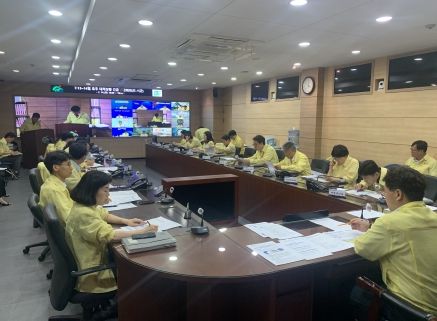 이우종 충청북도 행정부지사, 호우대처 긴급점검회의 실시