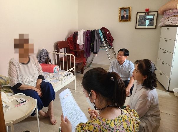남양주시 별내행정복지센터, 폭염 대비 건강 취약계층 가정방문