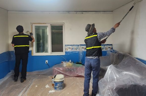 동두천시 보산동과 업무협약 체결 ‘KSC’, 사랑의 집수리 봉사