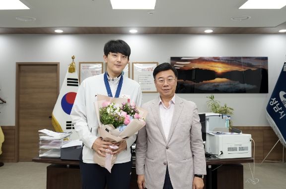 신상진 성남시장, 세계 펜싱선수권대회 “값진 은메달” 하한솔 격려