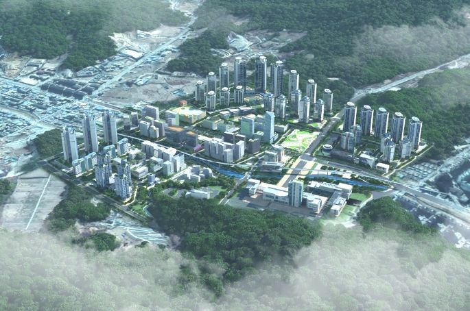 용인 역삼도시개발사업 조감도