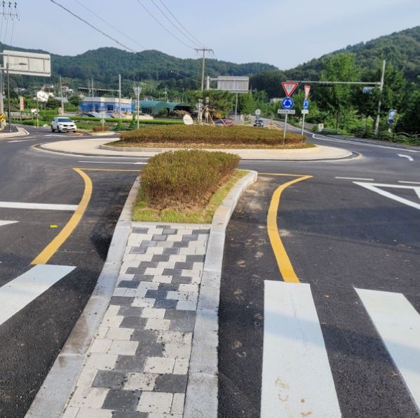 세월리 회전교차로