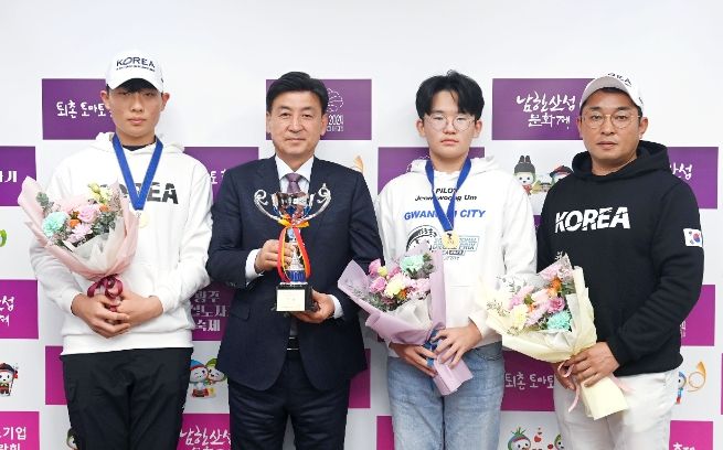 방세환 시장, 광주시 드론스포츠협회 드론레이싱 팀 격려