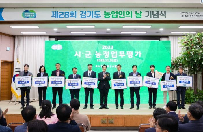 안성시, 경기도 농정업무 평가 ‘장려’기관 선정