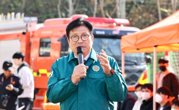 도성훈 인천광역시교육감, 인천서희학교 재난약자 Able 합동소방훈련 참여