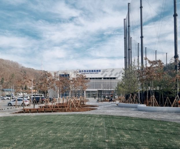 동두천시, 국민체육센터 ‘생활밀착형 실외 생활정원’ 조성 완료