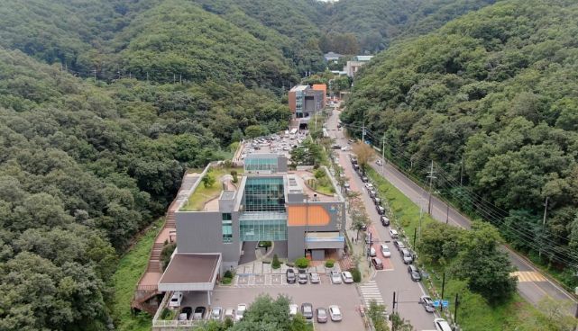 성남시 장례식장 전경(드론 촬영)