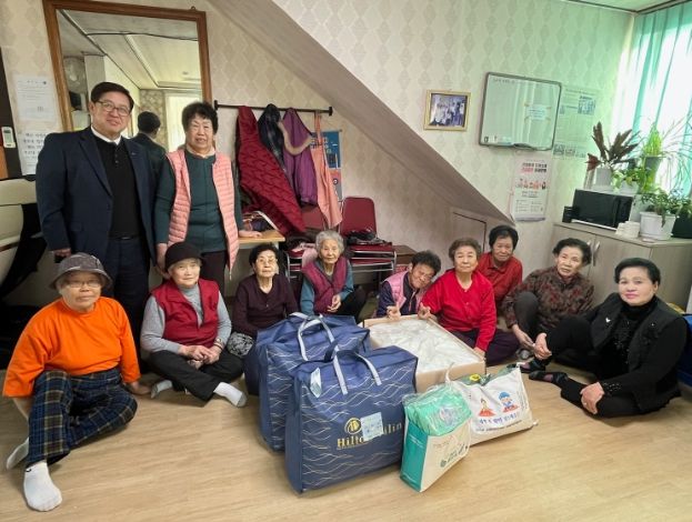 동두천시 중앙동 행정복지센터, 신년맞이 경로당 신년 인사