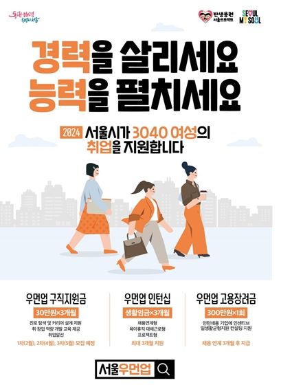 서울우먼업프로젝트 포스터