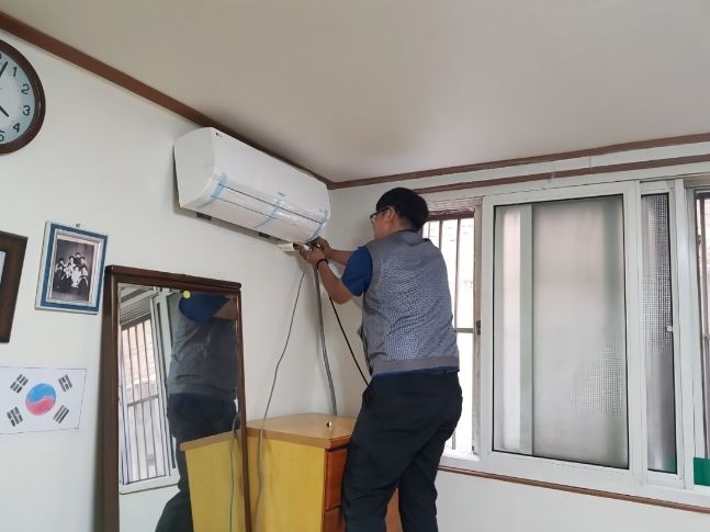 에어컨 설치 과정