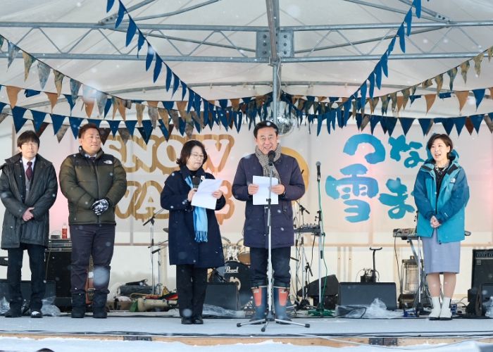 여주시, 일본 진남정 눈축제 방문