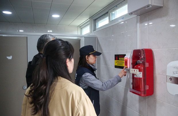 광명서, 안양천 벚꽃길 선제적 범죄예방 활동