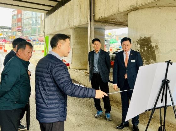 전진선 양평군수, 전선지중화·가로환경정비사업 현장점검