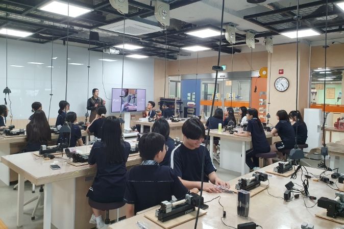 방교중 목공체험