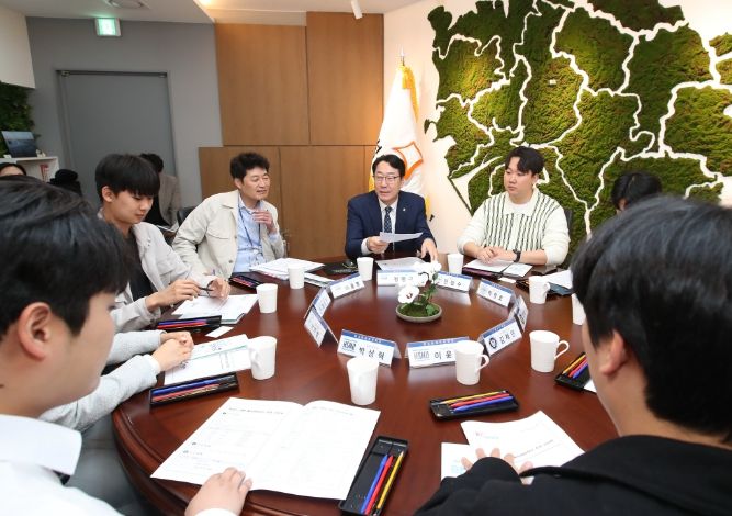 정명근 화성시장, 관내 대학 총학생회장단과 간담회 개최