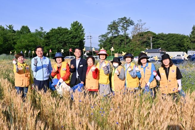 전진선 양평군수, ‘제2회 양평 밀 축제’ 손님 맞이 대청소