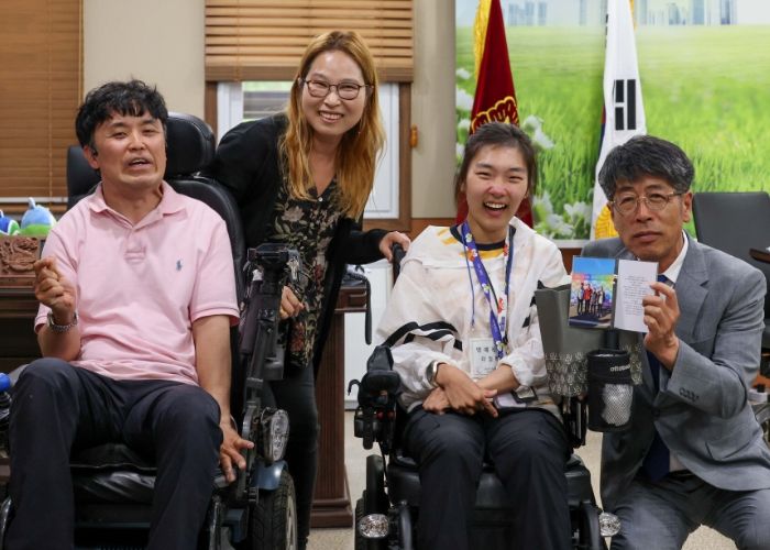 평택시의회 유승영 의장, 경기도뇌병변장애인인권협회 평택지회와 만남 가져