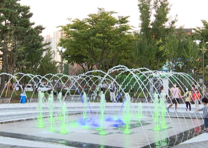 안성시, 도시공원 바닥분수 6월 19일 본격 가동