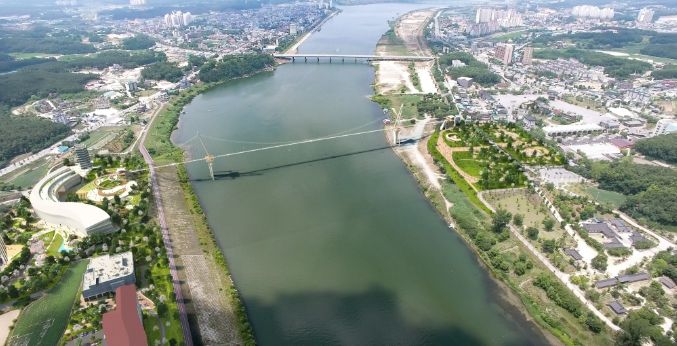 출렁다리 조감도