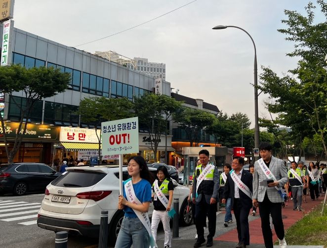 정하용 도의원, ‘기흥구 청소년 유해 환경’ 합동 점검