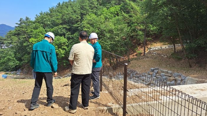 장마철 대비 산사태 예방 대응 태세 현장점검