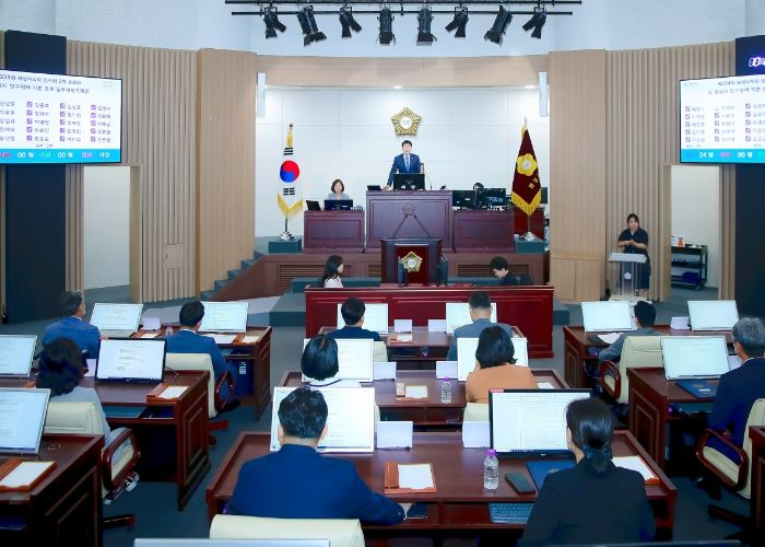 제234회 임시회 제2차 본회의 전경