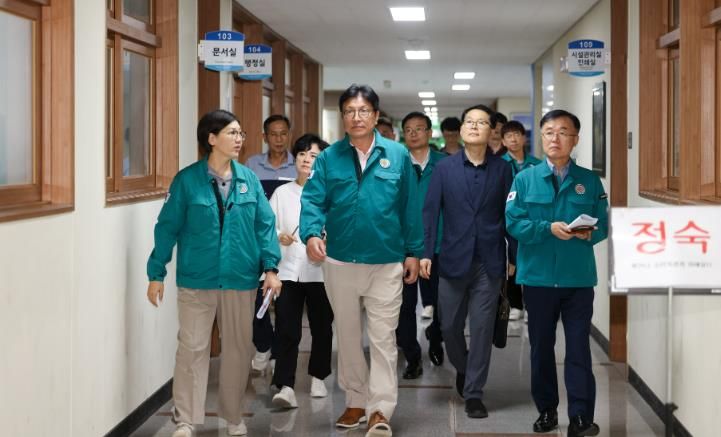 도성훈 인천광역시교육감, 청라 아파트 화재 사고 '관내 학교 임시주거시설' 위문