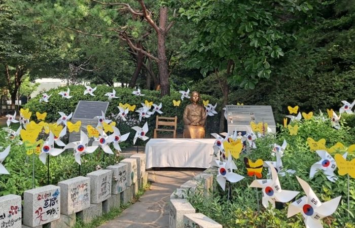 광명시, 광명동굴 평화의 소녀상 앞에서 ‘일본군위안부 피해자 기림의 날’기념식 가져