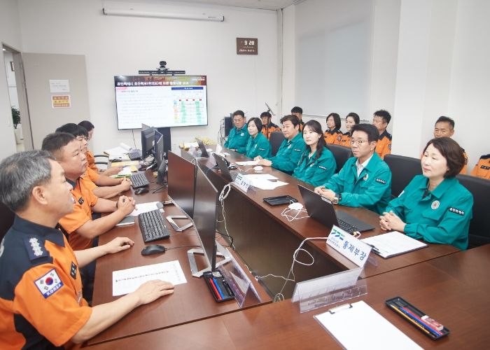 용인특례시의회 의장단, 2024 을지연습 유관기관 격려 방문
