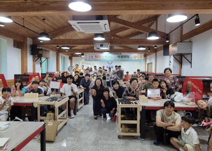 안성시여성단체협의회, 아빠와 함께하는 목공체험 및 골든벨 실시