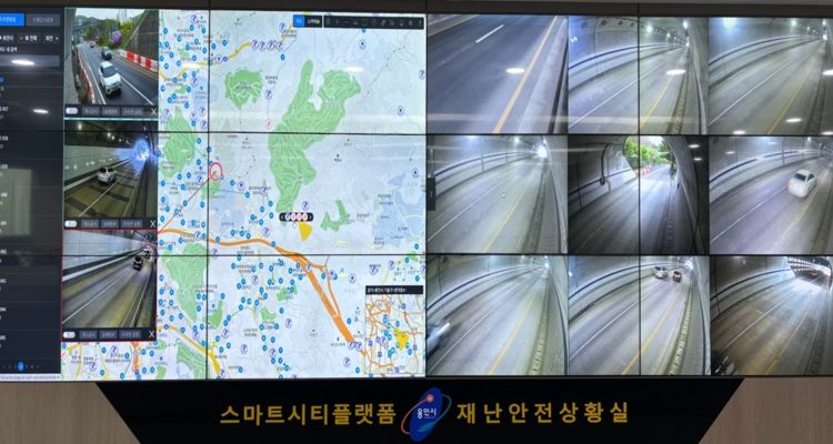 지하차도와 터널 CCTV까지 통합관제실과 연결한 사례가 용인특례시 하반기 적극행정 우수사례로 선정됐다
