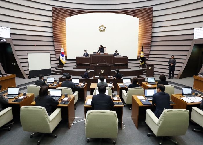 광주시의회, 제9대 후반기 첫 임시회 개회
