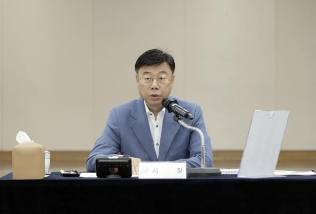 신상진 성남시장 9월 간부 소통회의 주재(1) ⓒ타임즈