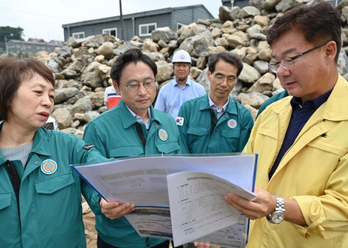 여주시, 道행정2부지사 주재 재해복구 사업장 현장 점검
