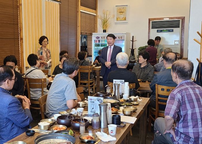 구리시 인창동, 경로당협의회와 간담회 개최