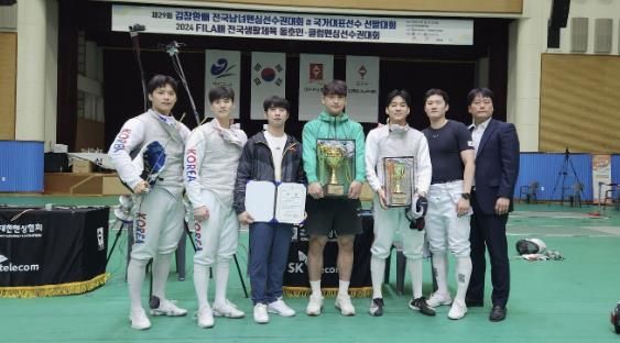 광주 펜싱팀, 전국 펜싱선수권대회 겸 국가대표선수 선발대회 단체전 1위 및 개인전 3위 쾌거