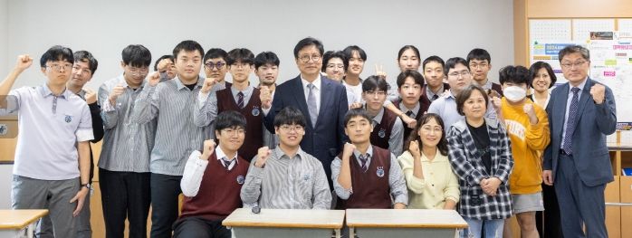 도성훈 인천광역시교육감, 수능 앞둔 고3 수험생 직접 찾아 격려